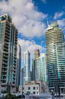 Dubai Marina cityscape, UAE