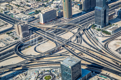 Dubai downtown. East, United Arab Emirates architecture