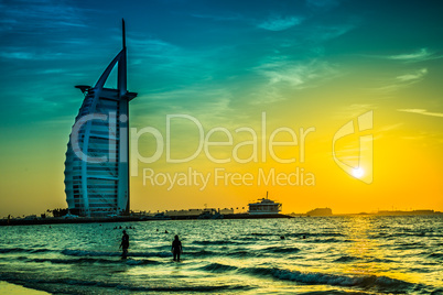 Burj Al Arab is a luxury 5 stars hotel