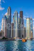 Dubai Marina cityscape, UAE