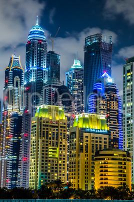 Dubai Marina cityscape, UAE