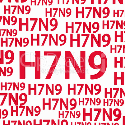 H7N9 flu or influenza virus