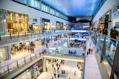 Interior View of Dubai Mall - world's largest shopping mall