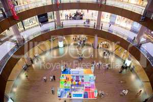 Interior View of Dubai Mall - world's largest shopping mall