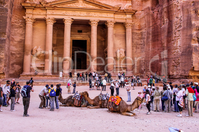 Al Khazneh or The Treasury at Petra, Jordan