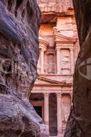 Al Khazneh or The Treasury at Petra, Jordan