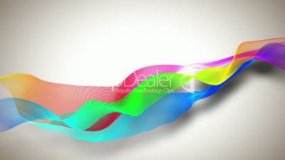 Abstract background with colored ribbons