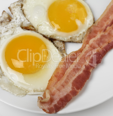 Fried Eggs And Bacon