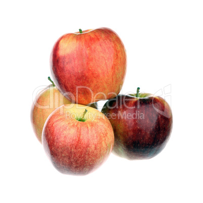 Four apples