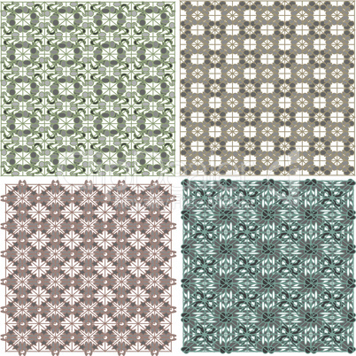 Morocco Seamless Patterns Background Set