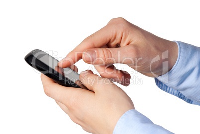 person with mobile phone