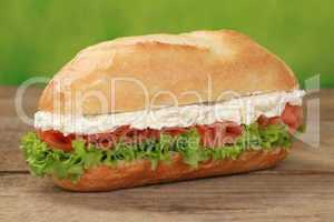 Sub Sandwich mit Lachs