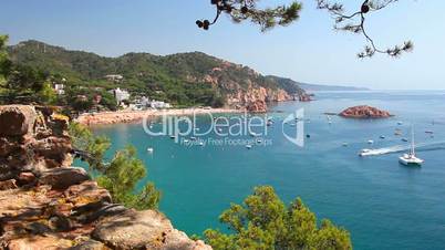 Tossa de Mar, Costa Brava in Catalonia, Spain