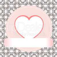Valentine's day vector background heart