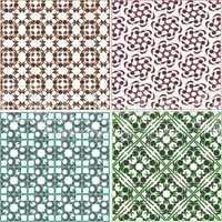 Set of stylish seamless geometrical backgrounds pattern. vector