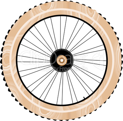 antique wood bike wheels