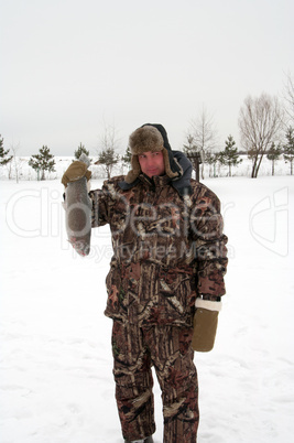 Winter fishing.