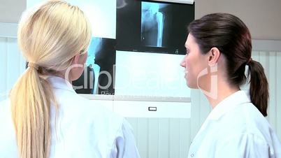 Female Doctors in Radiology Lab