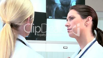 Female Doctors in Hospital Radiology