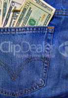 Back Jeans Pocket Full of Cash