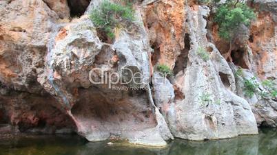 Mountains in Sa Calobra canyon, Mallorca Island, Spain