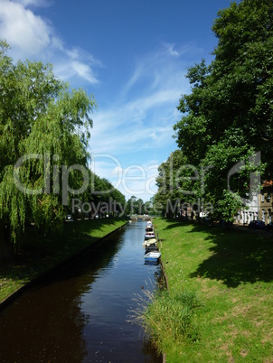 Gracht in Friedrichstadt