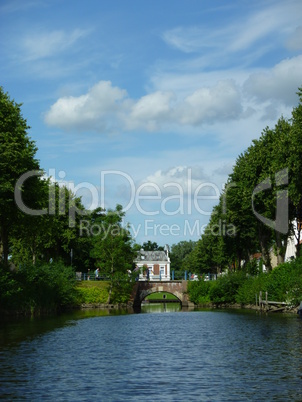 Gracht in Friedrichstadt