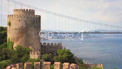 Rumelihisari Fortress in Istanbul, Turkey.