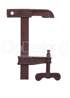 old iron clamp