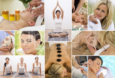 Montage Women Relaxing at Health Spa