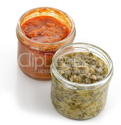 Artichoke And Red Pepper Spreads