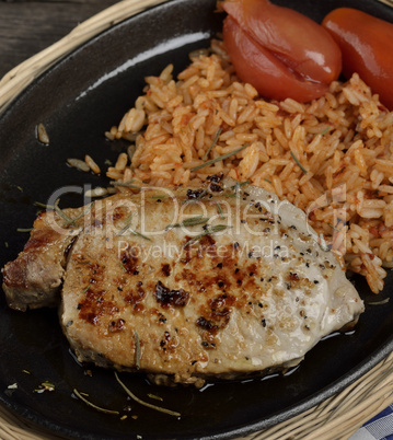 Pork Meat With Rice