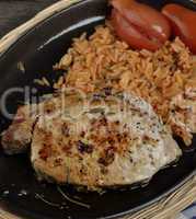 Pork Meat With Rice