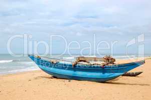 The traditional Sri Lanka's boat for fishing