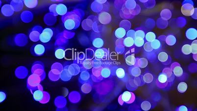 Blue bokeh motion abstract background