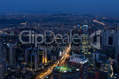 aerial wiev istanbul