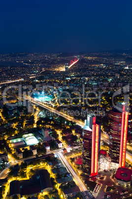 aerial wiev istanbul