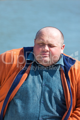 Portrait of a pretty fat man Portrait of a pretty fat man