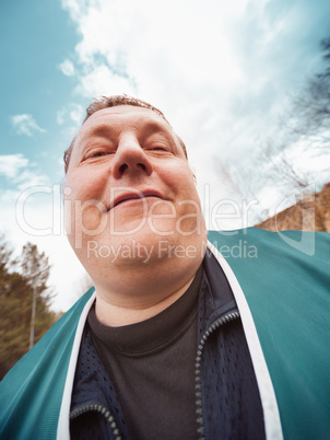 Portrait of the happy man