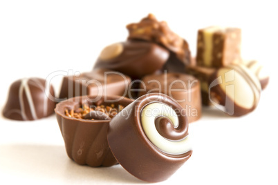 Chocolate candys and truffles