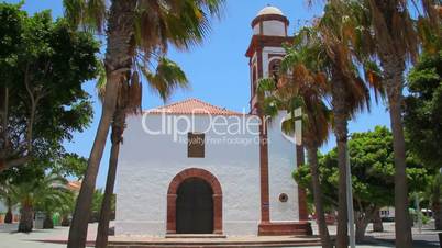 Old church on Fuerteventura Island, Spain