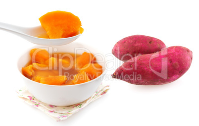 Sweet potato soup.