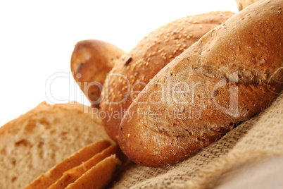 Isolated bread