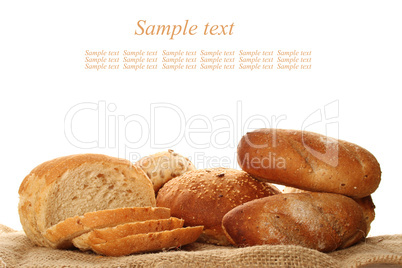 Isolated bread