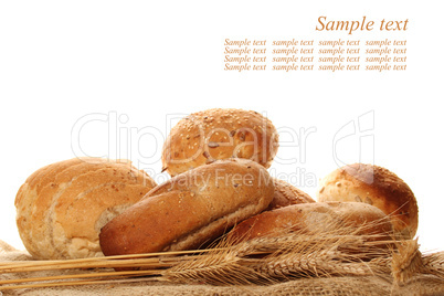 Isolated bread