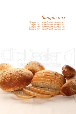 Isolated bread