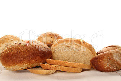 Isolated bread