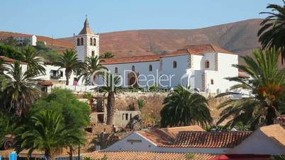 Old church in Betancuria, Fuerteventura Island, Spain