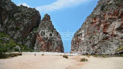 Mountains in Sa Calobra, Mallorca Majorca Island, Spain