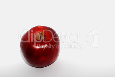 roter apfel oben